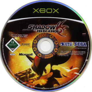 Shadow the Hedgehog (USA) Game Disc